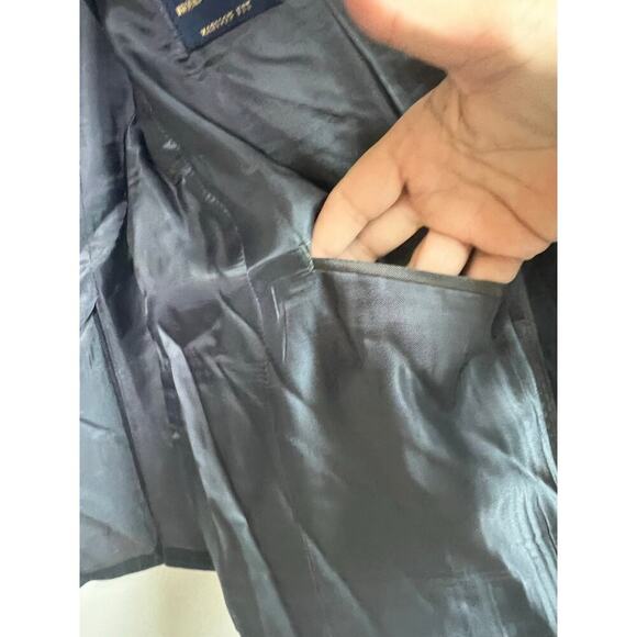 Brooks Brothers 346 Men's Blazer 41R Wool Gray Striped Madison Fit - Picture 10 of 14